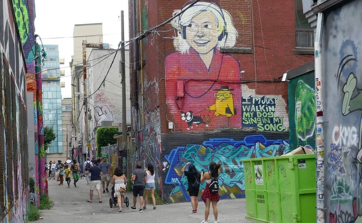 Grafhitti Alley in Toronto