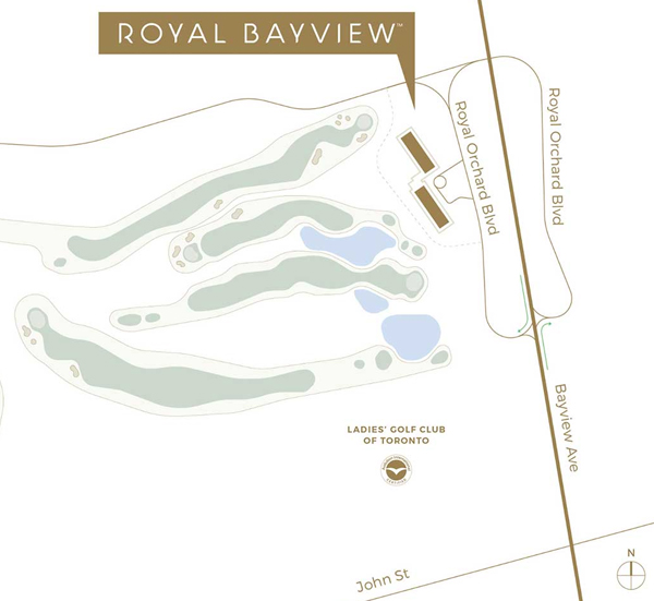 Royal Bayview Condos Map